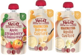 Heinz+Baby+Food+Pouches+120g+Selected+Varieties