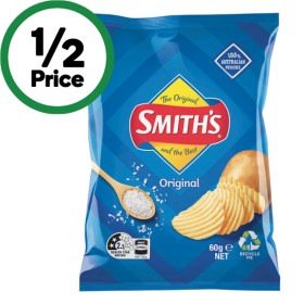 Smith%26rsquo%3Bs+Crinkle+Cut+Chips+or+Doritos+Corn+Chips+60g