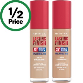 Rimmel+London+Lasting+Finish+Full+Coverage+Foundation+SPF20+30ml%26sect%3B