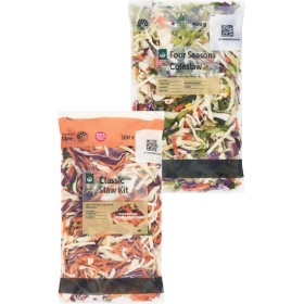 Woolworths+Four+Seasons+Coleslaw+400g+or+Classic+Slaw+Kit+500g+Pack