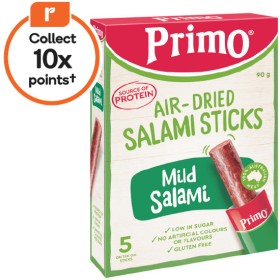 Primo+Salami+Sticks+90g+Pk+5