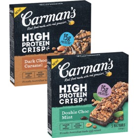 Carman%26rsquo%3Bs+High+Protein+Crisp+Bars+250g+Pk+5