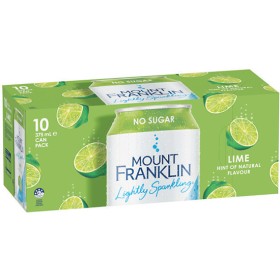 Mount+Franklin+Lightly+Sparkling+Water+10+x+375ml