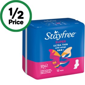 Stayfree+Pads+Ultra+Thin+Pk+10-16