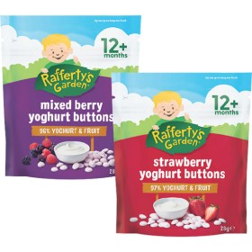 Rafferty%26rsquo%3Bs+Garden+Yoghurt+Buttons+Baby+Food+Snack+28g