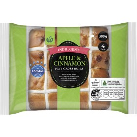 Woolworths+Indulgent+Apple+%26amp%3B+Cinnamon+Hot+Cross+Buns+Pk+4