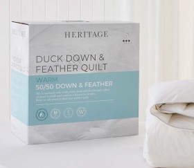 Heritage+50%2F50+Duck+Down+and+Feather+Quilt