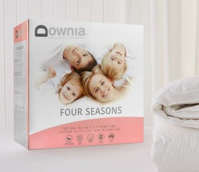 Downia+Four+Seasons+50%2F50+Duck+Down+and+Feather+Quilt