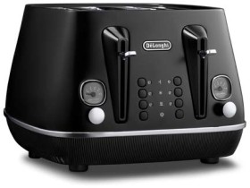 DeLonghi-Distinta-4-Slice-Toaster-in-Black on sale