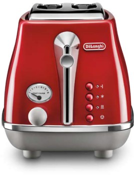 DeLonghi-Icona-Capitals-2-Slice-Toaster-in-Red on sale