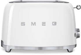 Smeg-50s-Style-2-Slice-Toaster-in-White on sale