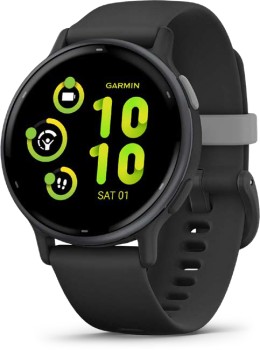 Garmin+Vivoactive+5+in+Black%2FSalt