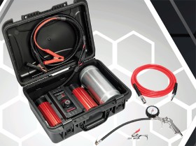 Saber+Select+Series+Twin+Air+Compressor%2C+Tank%2C+Case+%26amp%3B+Inflation+Kit