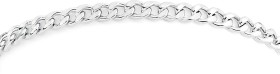 Sterling-Silver-19cm-Hollow-Medium-Curb-Bracelet on sale