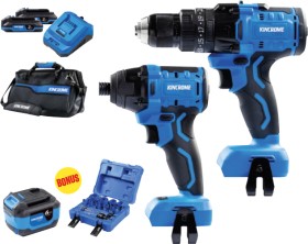 Kincrome+18V+2+Pce+Hammer+Drill+%26amp%3B+Impact+Driver+Kit