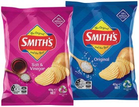 Smith%26rsquo%3Bs+Crinkle+Cut+Chips%2C+Twisties+or+Doritos+Corn+Chips+45g+Selected+Varieties