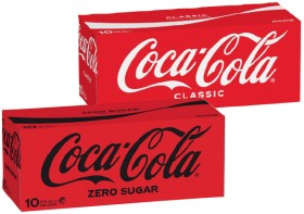 Coca%E2%80%91Cola%2C+Sprite%2C+Fanta+or+Mount+Franklin+Lightly+Sparkling+10x375mL+Selected+Varieties