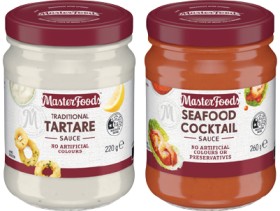 MasterFoods+Seafood+Cocktail+260g%2C+Tartare+Sauce+220g+or+Mint+Jelly+290g