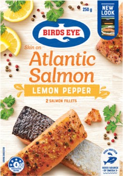 Birds+Eye+Atlantic+Salmon+Skin+On+250g+Selected+Varieties