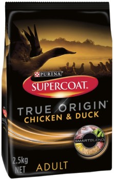 Supercoat+True+Origin+Chicken+%26amp%3B+Duck+Dry+Dog+Food+2.5kg