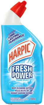 Harpic+Fresh+Power+Liquid+Toilet+Cleaner+700mL+Selected+Varieties%2A