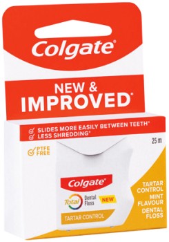 Colgate+Total+Tartar+Control+Dental+Floss+25m