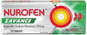 Nurofen+Zavance+Ibuprofen+Caplets+or+Tablets+12+Pack%2A