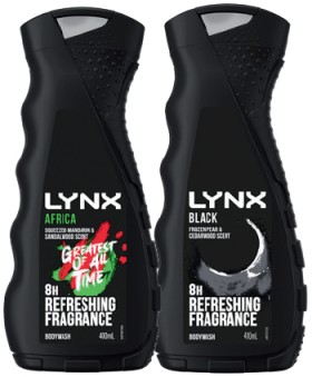 Lynx+Bodywash+400mL+Selected+Varieties