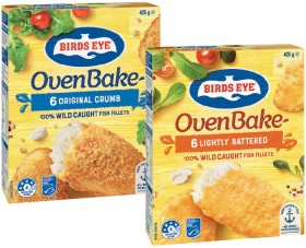 Birds+Eye+Oven+Bake+Fish+Fillets+425g+Selected+Varieties