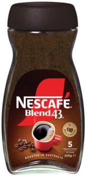 Nescaf-Blend-43-Instant-Coffee-250g-Selected-Varieties on sale