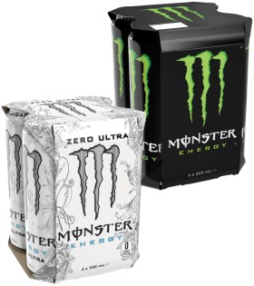 Monster+Energy+Drink+4x500mL+Selected+Varieties