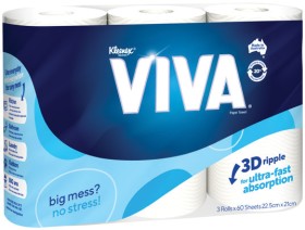 Viva+Paper+Towel+or+Cooking+Towel+3+Pack+Selected+Varieties