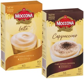 Moccona+Coffee+Sachets+8%E2%80%9110+Pack+Selected+Varieties