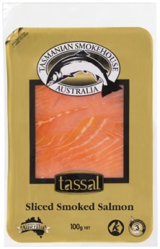 Tassal+Sliced+Smoked+Salmon+100g