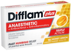 Difflam+Plus+Sore+Throat+Relief+Lozenges+16+Pack+Selected+Varieties%2A%2A