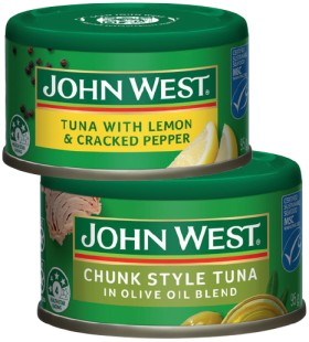 John-West-Tuna-95g-Selected-Varieties on sale