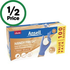 Vileda+Ansell+Handy+Fresh+Gloves+Medium+or+Large+Pk+100