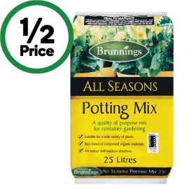 Brunnings+Potting+Mix+or+Pine+Bark+Mix+25+Litre