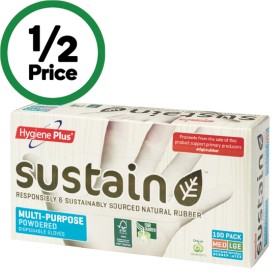 Hygiene+Plus+Compostable+Disposable+Gloves+Pk+100