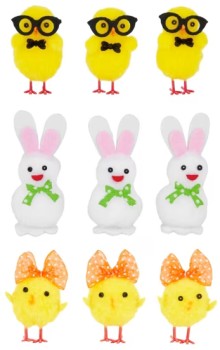 Assorted-3-Pack-Chenille-Easter-Characters on sale