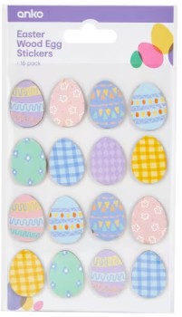 16-Pack-Easter-Wood-Egg-Stickers on sale