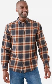 Long-Sleeve-Brushed-Check-Shirt on sale