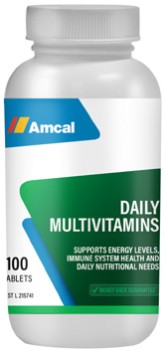 Amcal+Daily+Multivitamins+100+Tablets