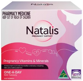 Natalis+Pregnancy+Support+100+Tablets