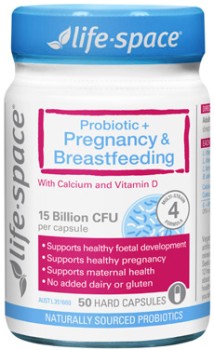 Life-Space+Probiotic+%2B+Pregnancy+%26amp%3B+Breastfeeding+50+Capsules