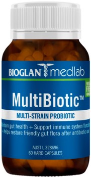 Bioglan+Medlab+MultiBiotic+60+Capsules