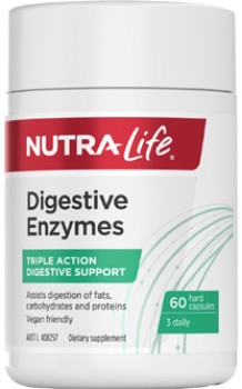 Nutra-Life+Digestive+Enzymes+60+Capsules