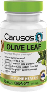 Caruso%26rsquo%3Bs+Olive+Leaf+60+Tablets