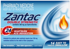 Zantac+Double+Strength+24+Hour+300mg+14+Tablets