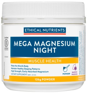 Ethical+Nutrients+Mega+Magnesium+Night+Powder+126g